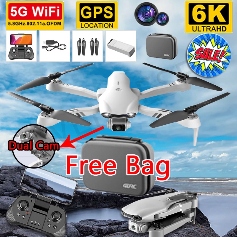 4DRC F10 Drone GPS 4K Dual Cam Aerial Photography Super Long Duration