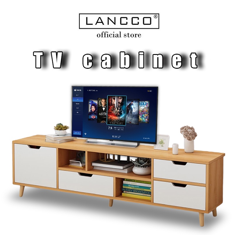 5 Feet TV 140cm Nordic Style Simple Modern Solid Board TV