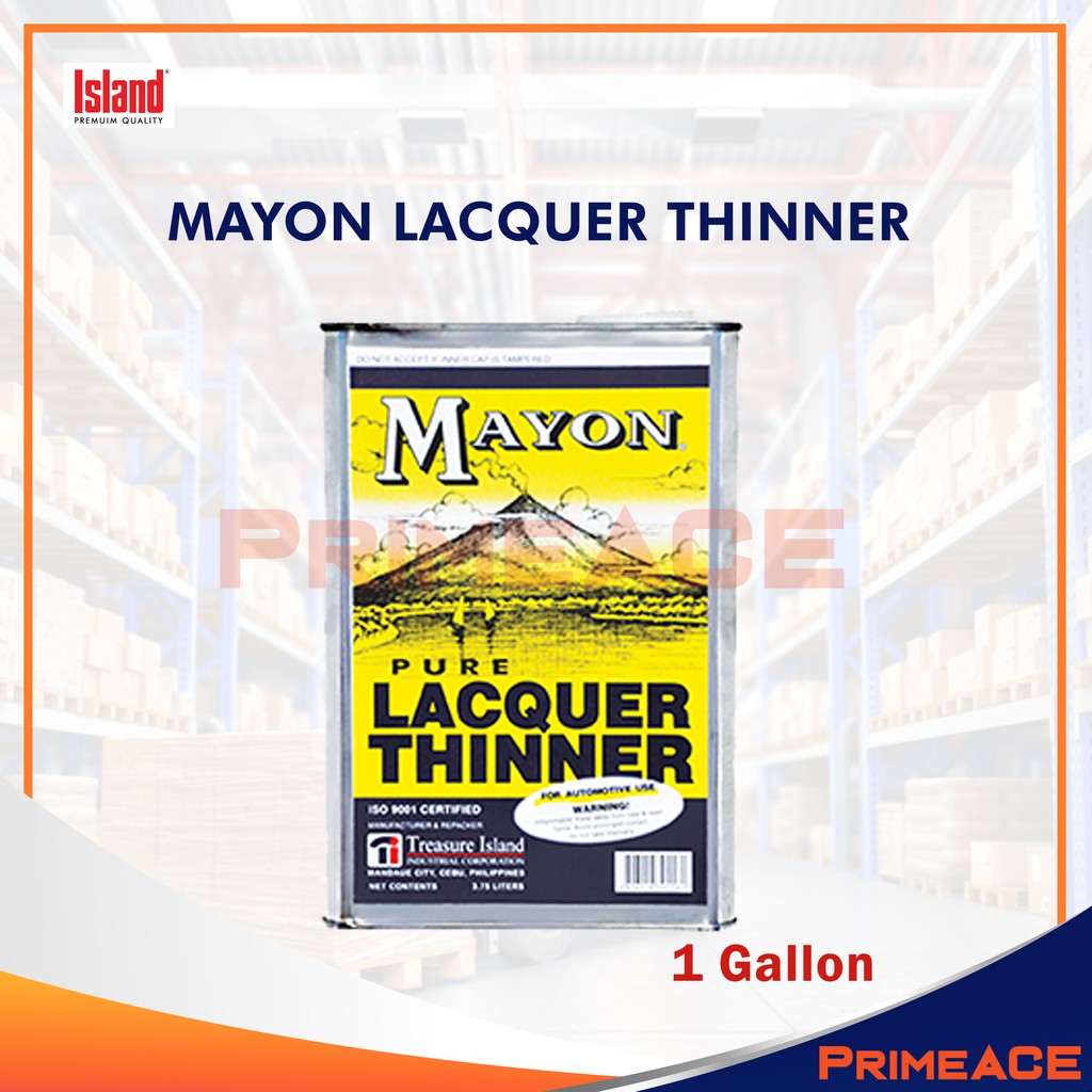 PrimeACE Lacquer Thinner 1 Gallon (UNO/MAYON/STAR) Shopee Philippines