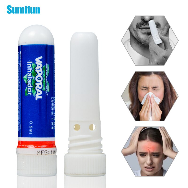 Vaporub Inhaler Nose Cold Cool Herbal Ointment Nasal Essential Inhaler
