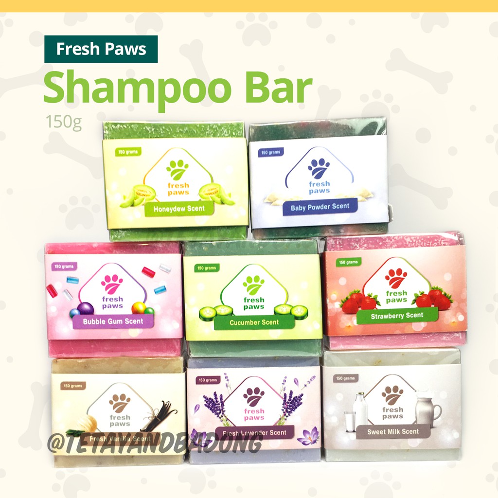 Pet Shampoo Bar Fresh Paws 150g Shopee Philippines