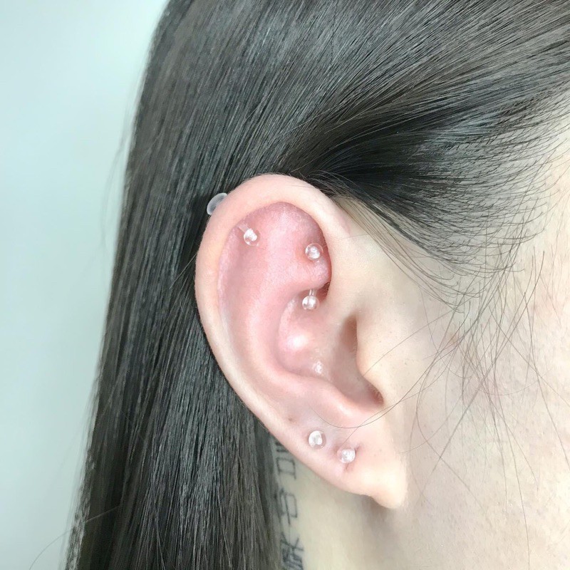 Clear Piercing Retainers piercedphl Shopee Philippines