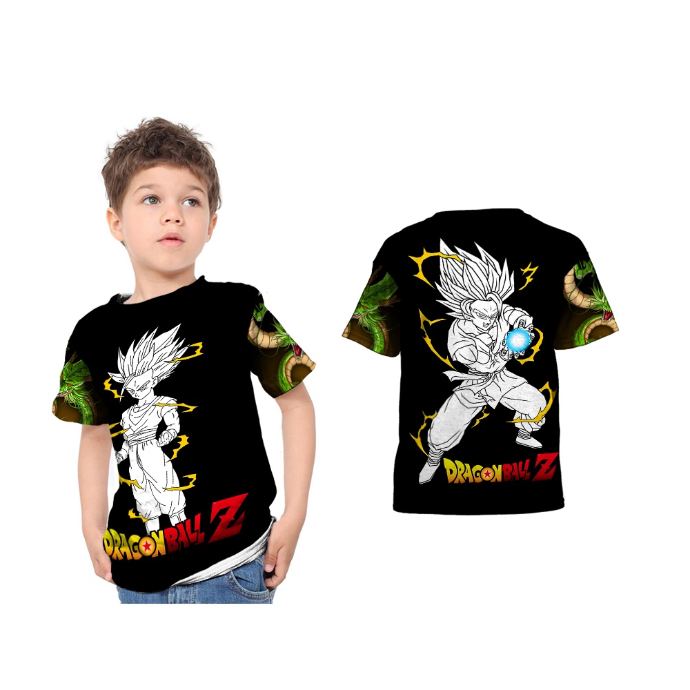 Dragon Ballz Character Printing Children's Jersey TShirt Shopee