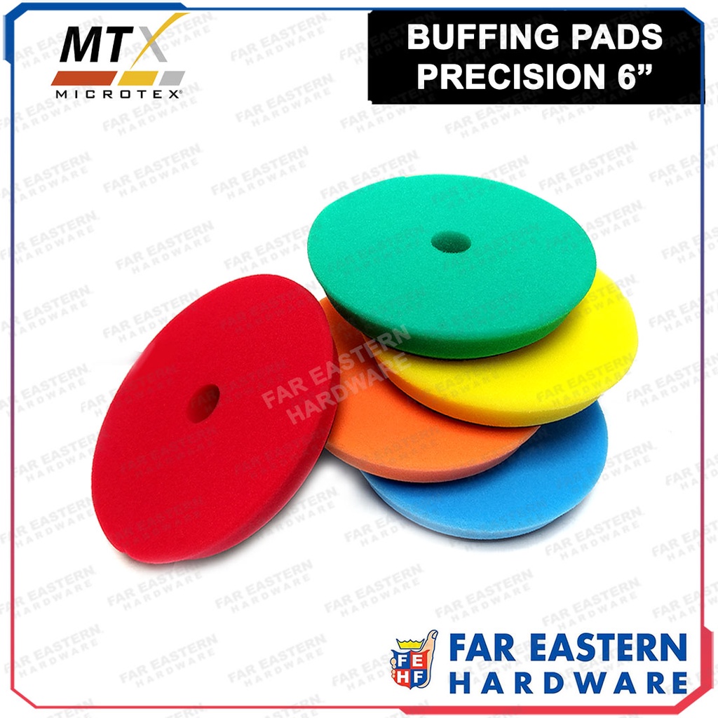 MICROTEX Precision Buffing Foam Pad 6" Cutting Polishing Finishing Pads MTX Shopee Philippines