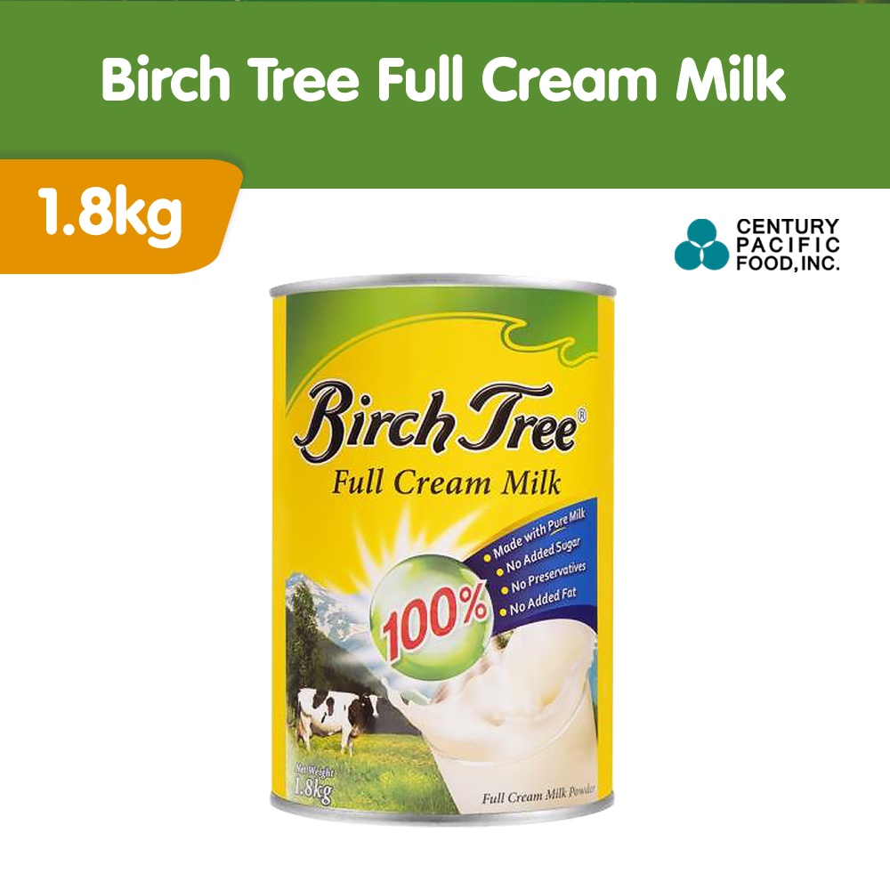 Birch Tree Full Cream Milk 1800g Shopee Philippines
