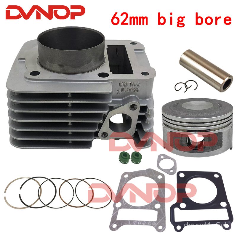 Motorcycle Cylinder Camshaft Kit 62mm Big Bore For Yamaha YBR125 YBR