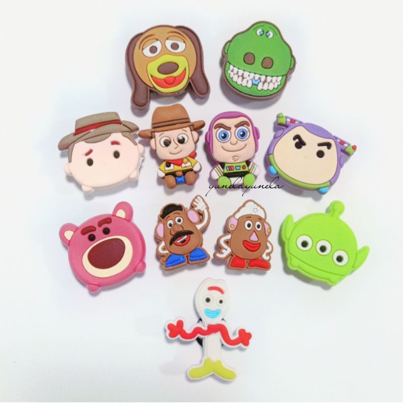 Shoe Charms Clogs Pins Accessory jibbitz Toy Story Buzz Woody Mr Potato