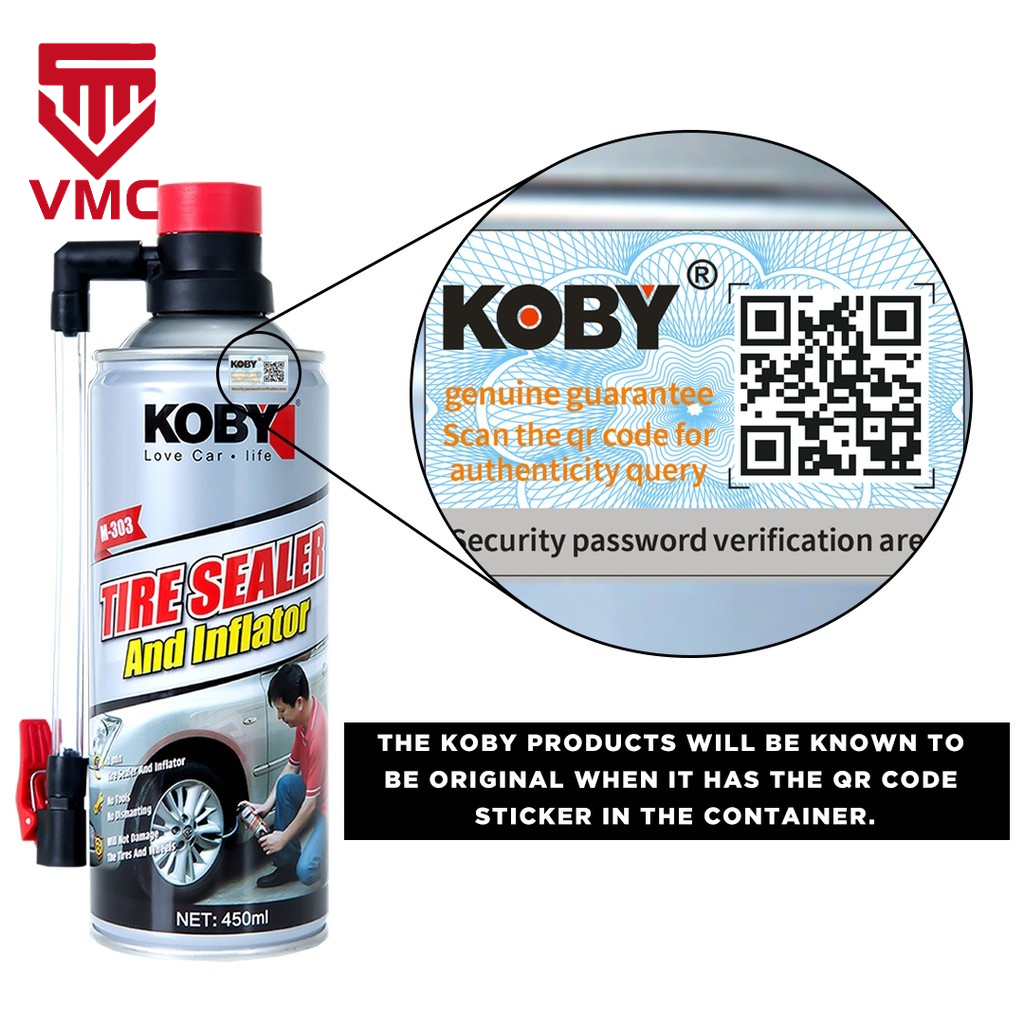 VMC Motorcycle Parts Motors Car Koby Tyre Tire Sealer And Inflator