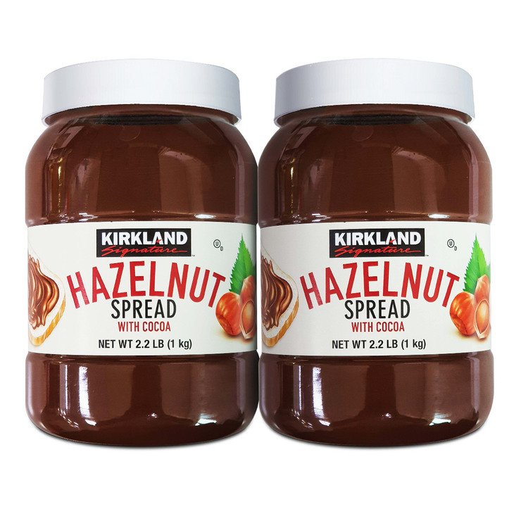 Kirkland Signature Hazelnut Spread with Cocoa, 2 x 1 kg Shopee Philippines