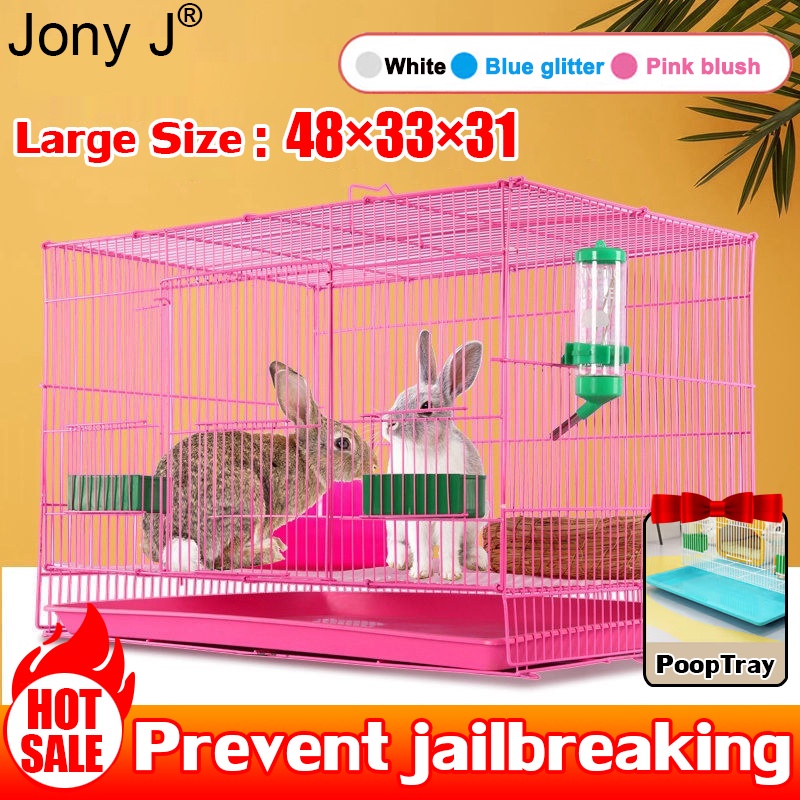Large area Rabbit Cage Encryption gap Pet Cage Portable Pet Cage for