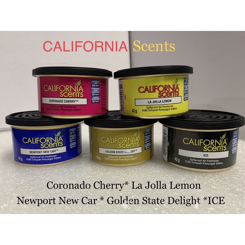 Car Air Freshener Spillproof California Scents Shopee Philippines