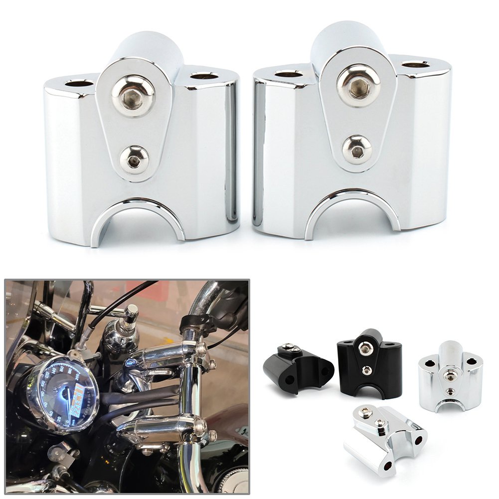 Motorcycle Handlebar Risers Handle Bar Lift Clamp Adapters For BMW R 18