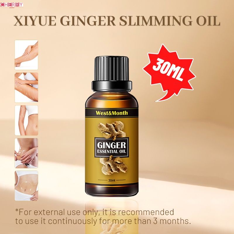 West Month 30ml Belly Drainage Ginger Oil Abdominal Slimming Fat