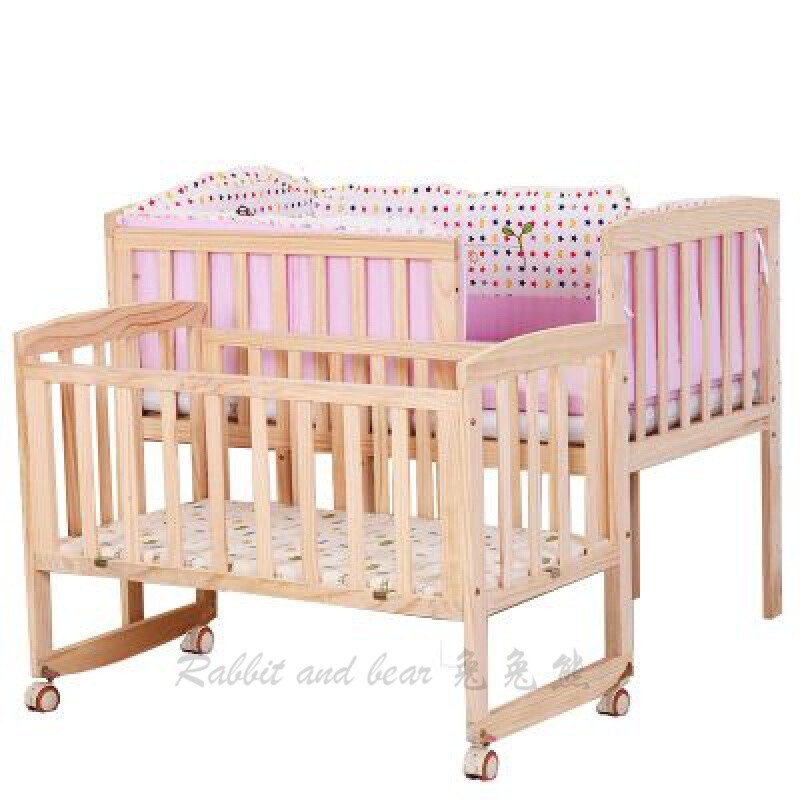 cradle Twins Cribs Crib Twins Solid Wood Cribs MultiFunctionbbBabies