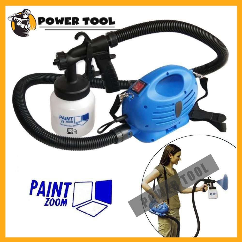 Paint Zoom handheld electric spray gun kit 625 watts for painting HVLP