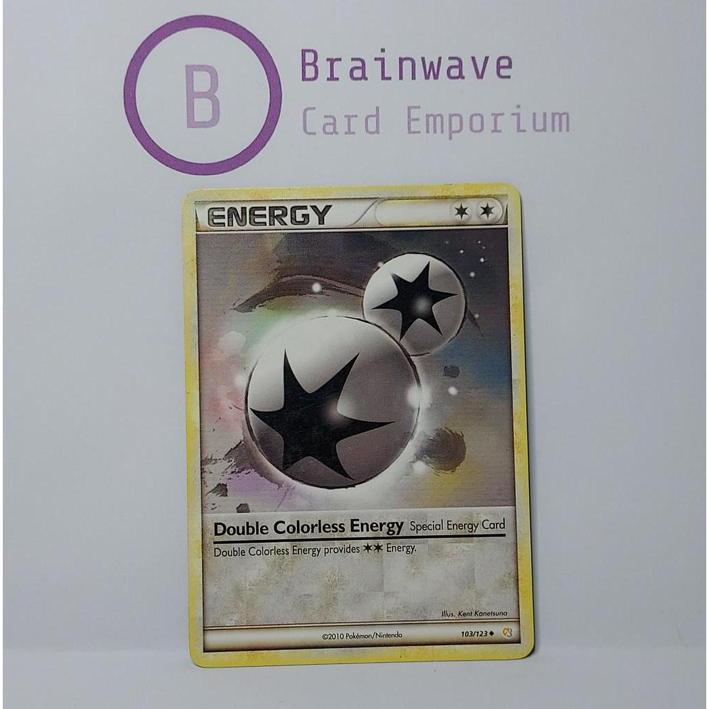 Pokemon TCG Double Colorless Energy HGSS Shopee Philippines