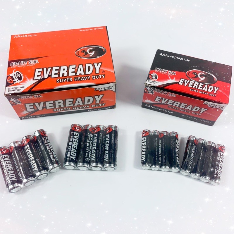 HS 10 Packs Eveready Super Heavy Duty Battery AA, AAA Shopee Philippines