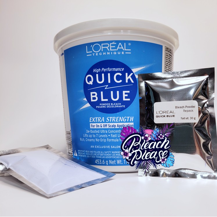 Loreal Quick Blue Bleaching Powder Authentic Repack Shopee Philippines