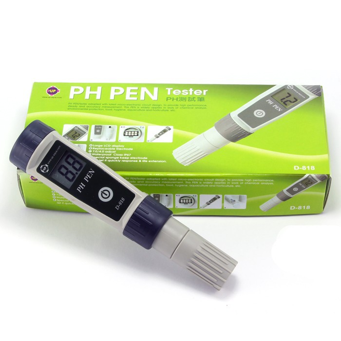 Up Ph Pen Tester D818 Test Ph Digital Aquarium Aquascape Shopee