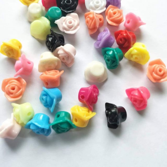 PLASTIC FLOWER BEADS 2 10MM Shopee Philippines