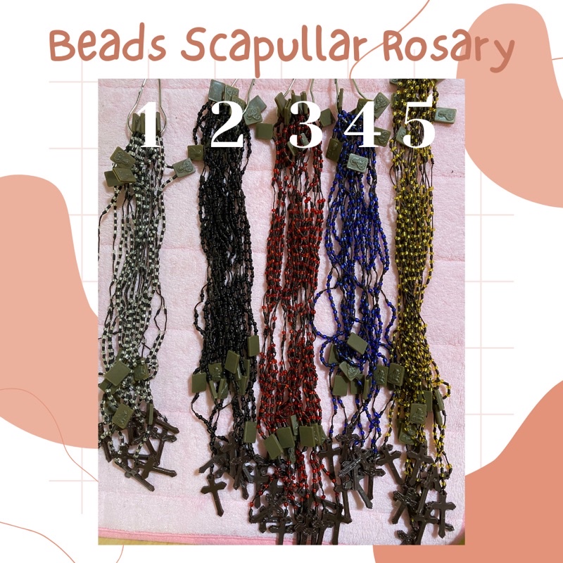 Beads Scapullar Rosary Already blessed infront of Quiapo Church