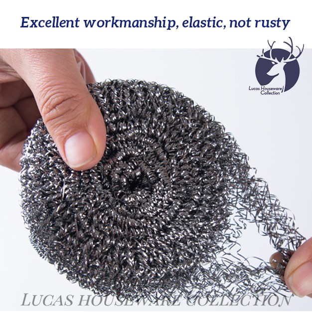 STEEL WOOL BALL / KITCHEN DECONTAMINATION CLEANING STEEL WIRE BALL