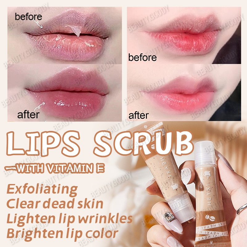 Lips Scrub With Vitamin E Remove Dark Lips Exfoliating Lip Care for