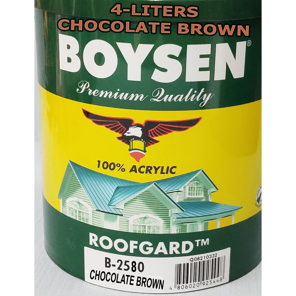Boysen Roofgard 4 Liters Roofguard Colors Available Acrylic Water