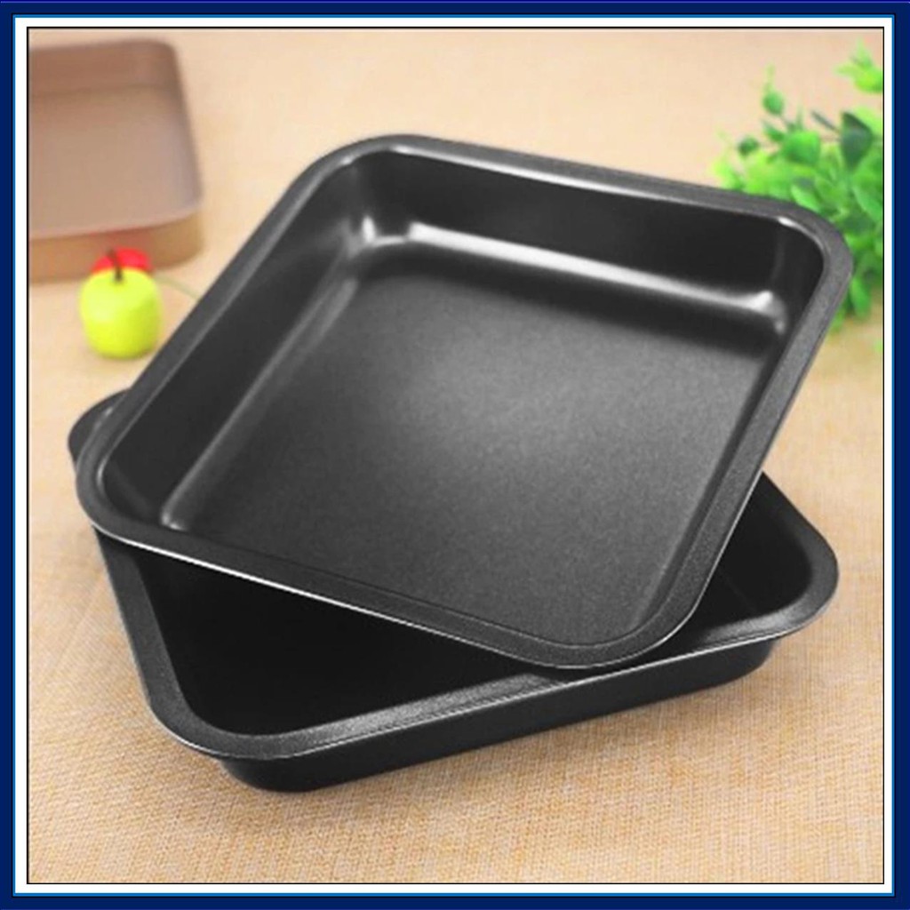 Premium NonStick Square Cake Mould Pan (230mm x 220mm) Shopee