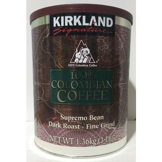 Kirkland Signature 100 Colombian Coffee 1.36kg Shopee Philippines