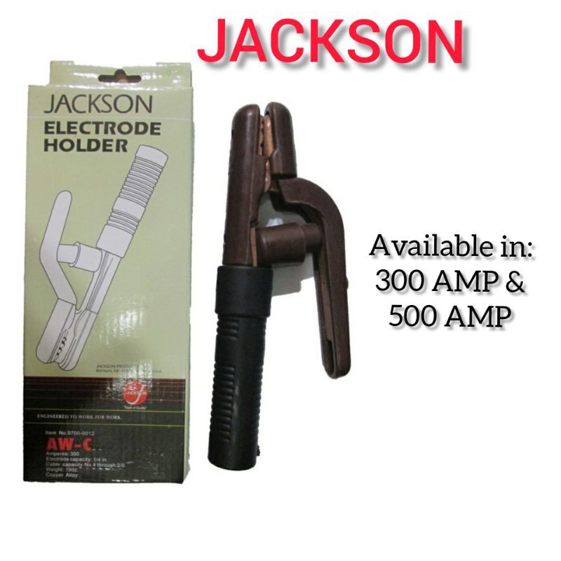 Electrode Holder Jackson 300AMP and 500AMP Shopee Philippines