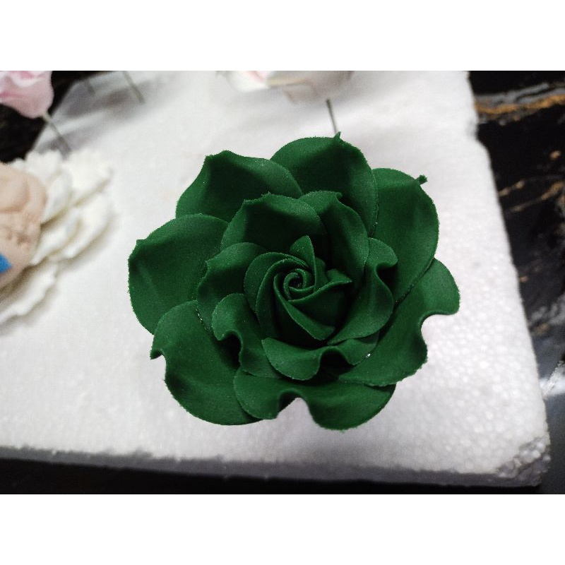 green rose gumpaste edible flower Shopee Philippines