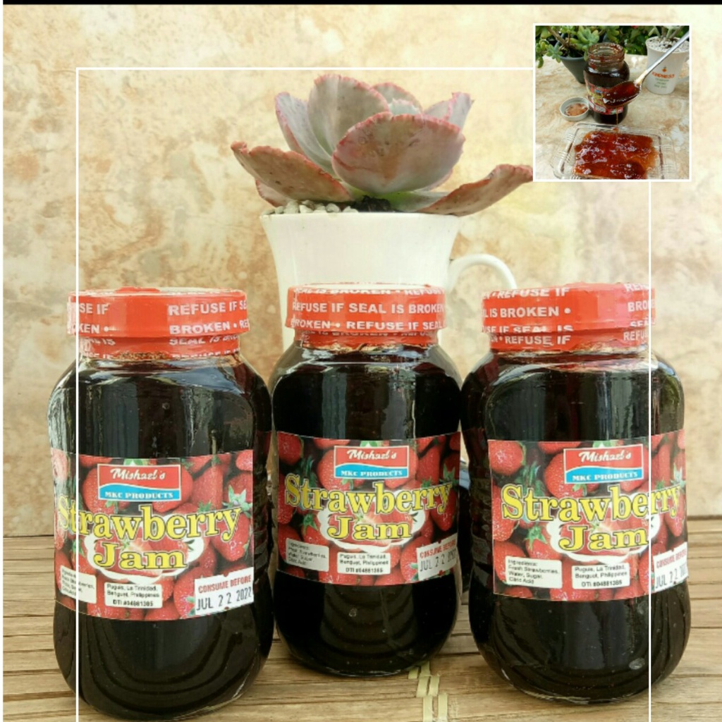 20223 pcs Strawberry Jam 12 Oz, Baguio Delicacies, Baguio Pasalubong