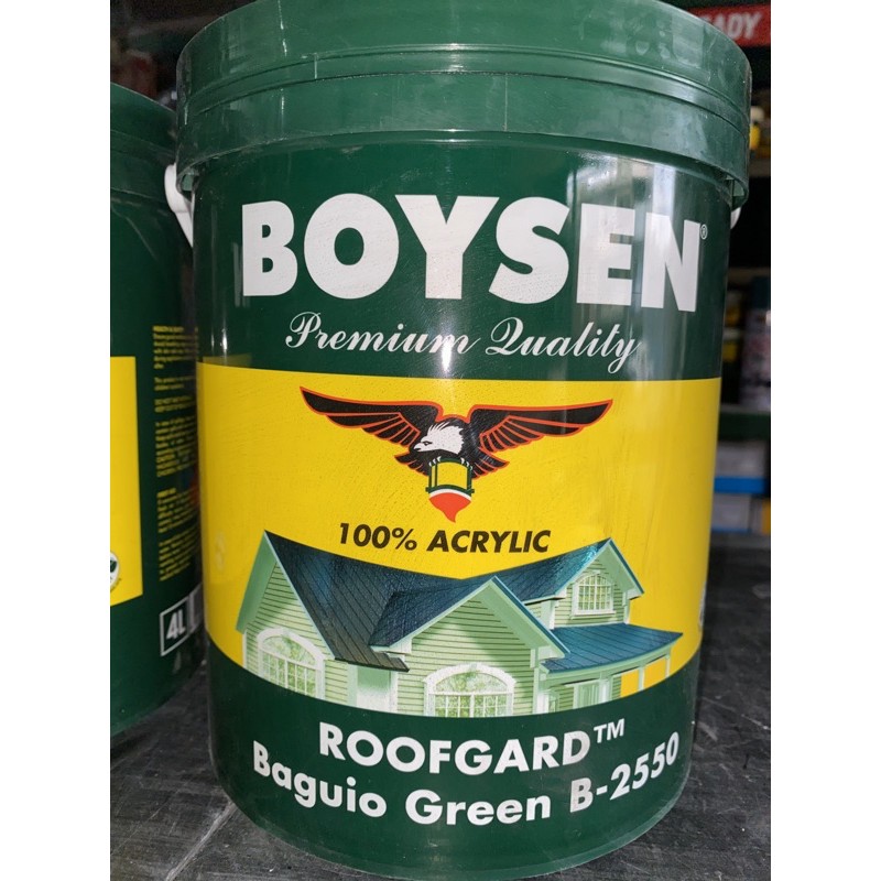 BOYSEN ROOFGUARD SPANISH RED / BAGUIO GREEN Shopee Philippines