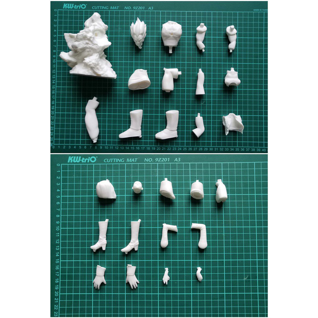 Resin Figure Kit No.18 & Vegeta Anime Free shipping Unpainted Garage