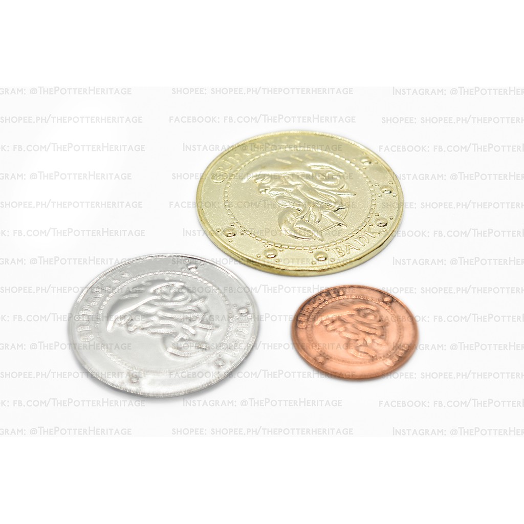 Gringotts Collection ( Harry Potter Prop Replica Galleon Sickle Knut