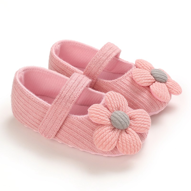 Baby Girls Shoes Bow Cute Nonslip Baby Soft Soled Princess Shoes
