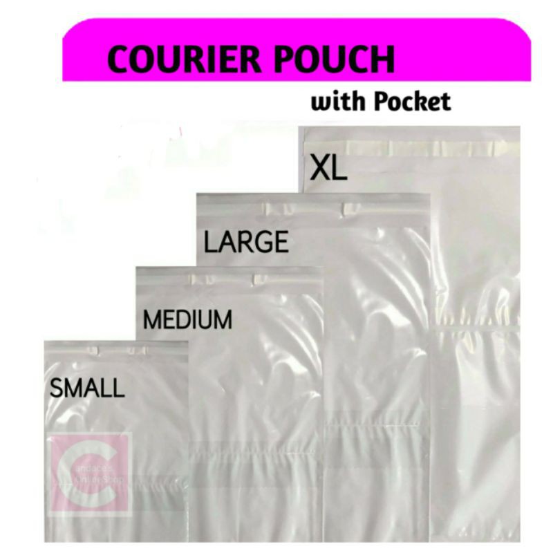 Courier Pouch with waybill Pocket 50pcs Shopee Philippines