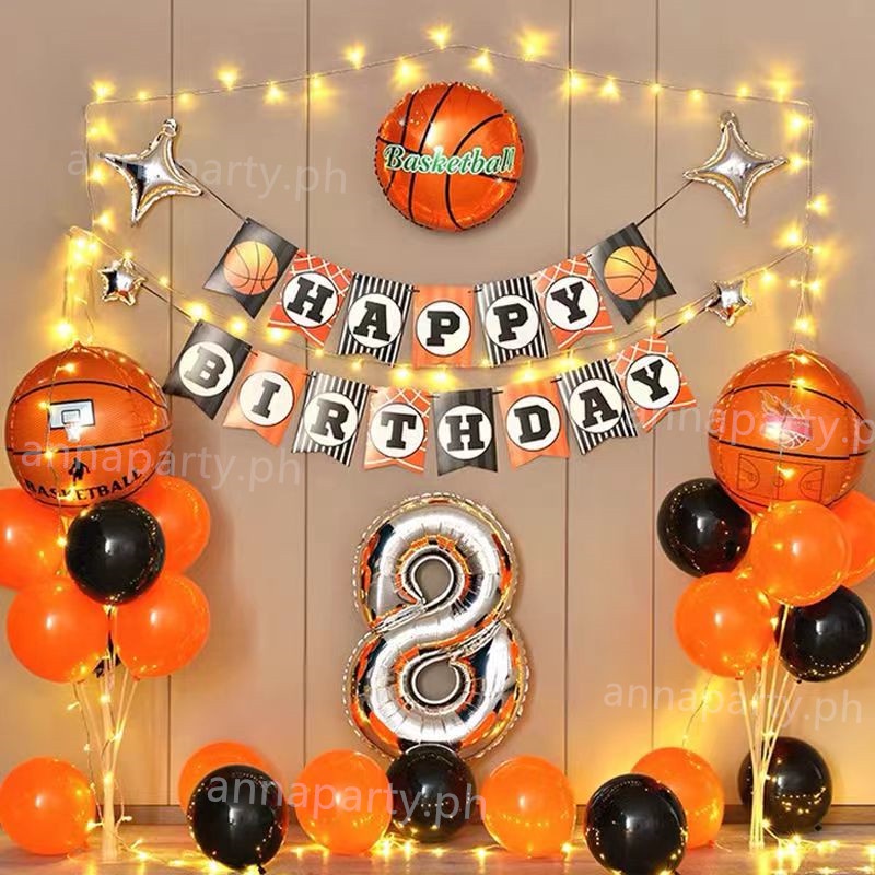 Basketball theme party baby shown Balloons World Soccer Themed Latex