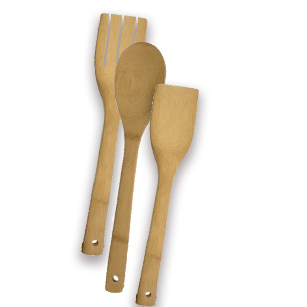 Bamboo Kitchen Utensils Wooden Ladle Organic and Natural Shopee