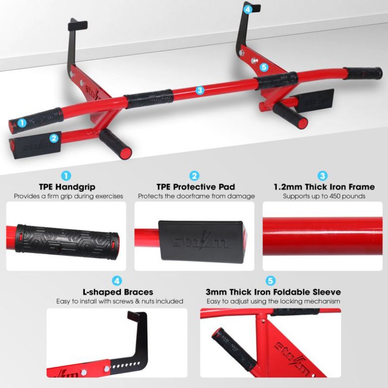 STOZM MultiEx Chin Up Bar Doorway Chin Up Bar Shopee Philippines