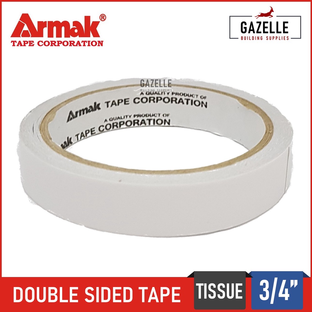 Armak Double Sided Tape 3/4" 18mmx10m Shopee Philippines