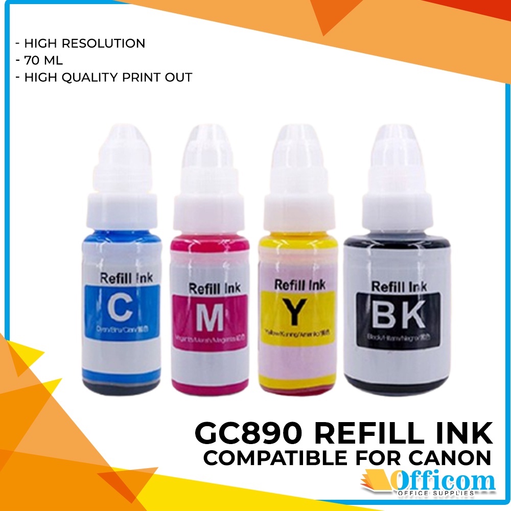 Canon Refill Ink GC890 70ml for Canon [G1800 G2800 G3800 G1000