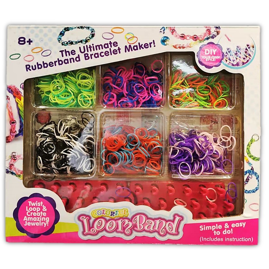 KINGTOYS DIY THE ULTIMATE RUBBER BAND BRACELET MAKER COLORFUL LOOM BAND