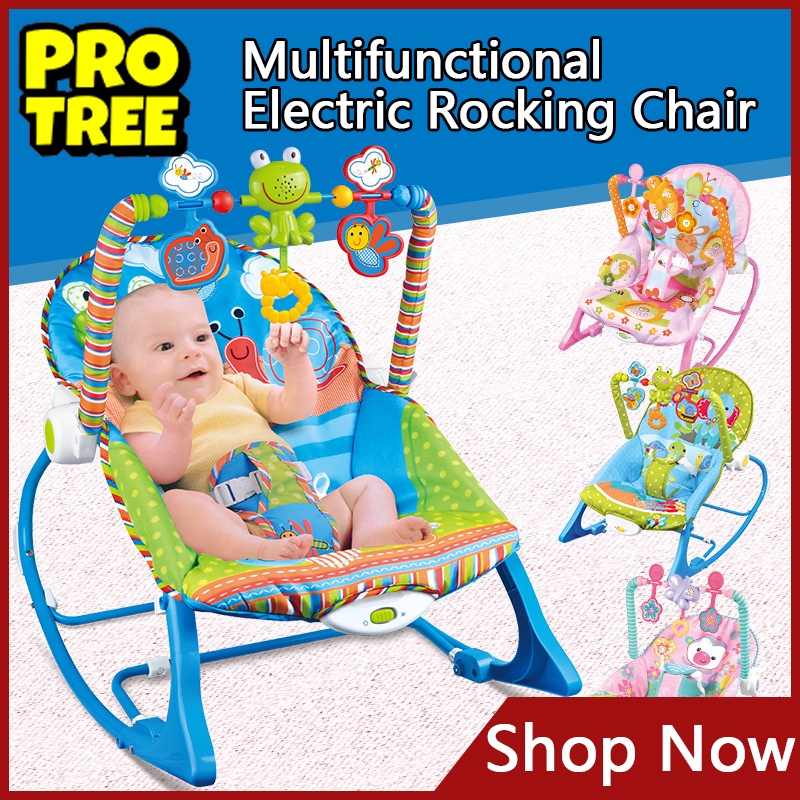 Protree WJ006 Baby Rocker Infant to Toddler Baby Rocking Chair for