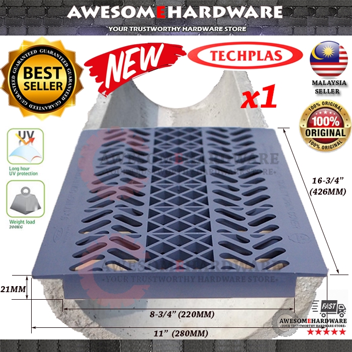 Techplas Uv Protect PVC Drain Cover Shopee Philippines
