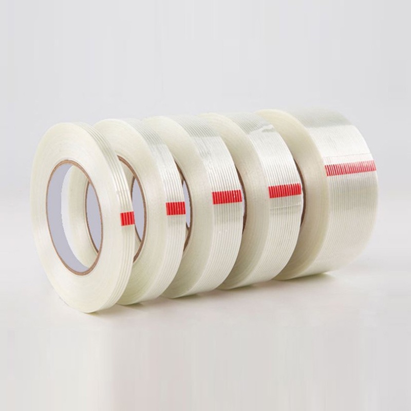 Strong Glass Fiber Tape Stripe Single Side Transparent Adhesive Glass