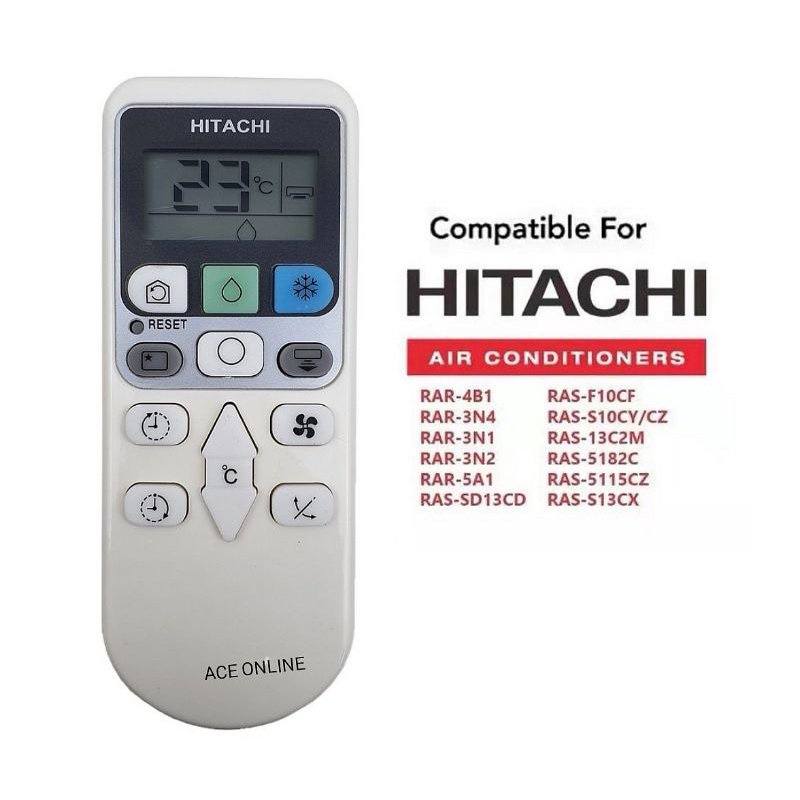 Hitachi air conditioning Remote control RAR3NA Shopee Philippines