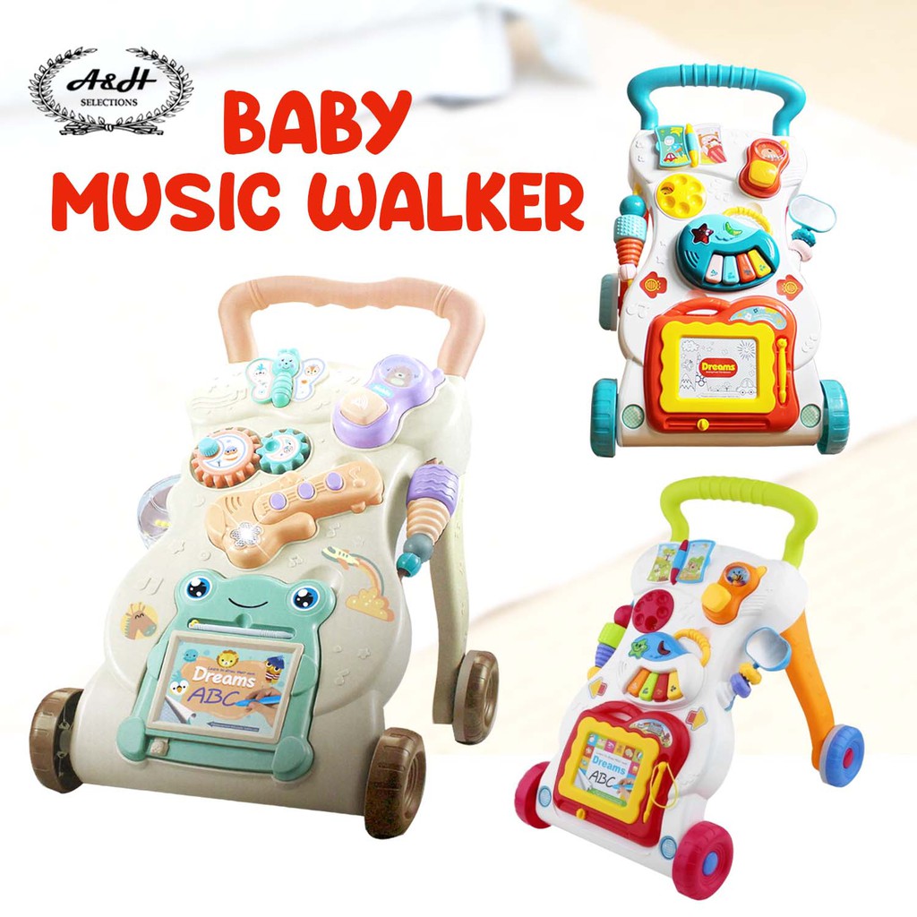 Baby push Walker Toddler Trolley SittoStand Walker for Kid's Early
