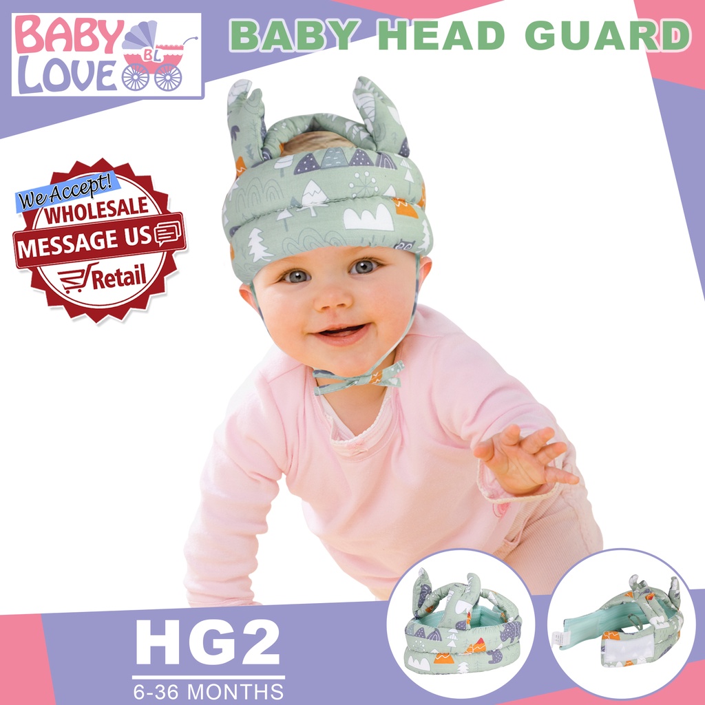 Baby Love HG2 Baby Head Guard Walk Toddler Infants No Bumps Safety Cap
